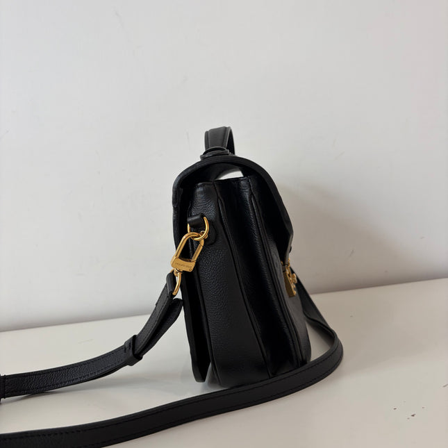 Sac Pochette Louis Vuitton Métis Cuir Empreinte Noir