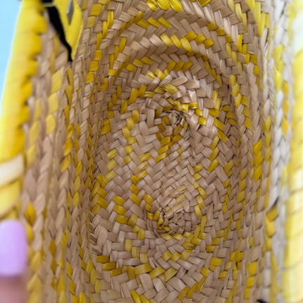 Sac panier Loewe jaune pm