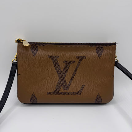 Pochette double zip Louis Vuitton