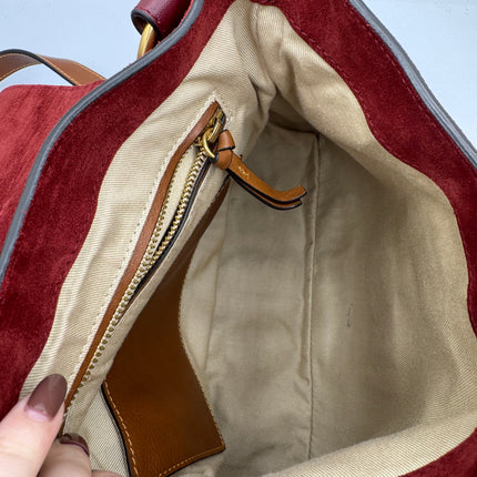 Sac Chloé Lexa bordeaux