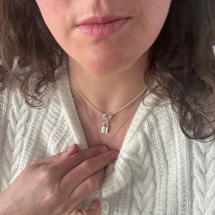 Collier Hermès amulette cadenas