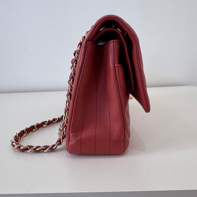 Sac Chanel Timeless 25 cm Chevrons Blush