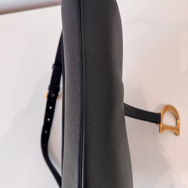 Sac Saddle Dior Moyen Noir Bandoulière
