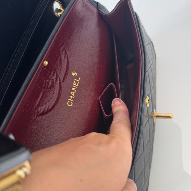 Sac Chanel Timeless 25cm vintage noir