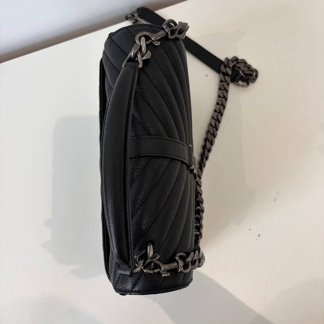 Sac Saint Laurent Collège medium noir