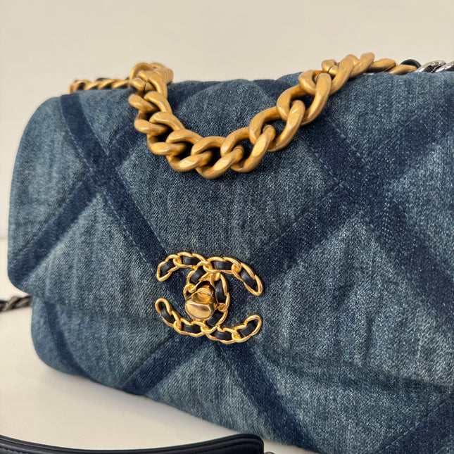 Sac Chanel 19 Small denim