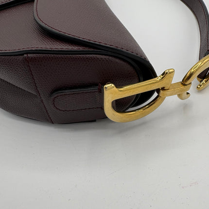 Sac Dior Saddle Moyen Prune