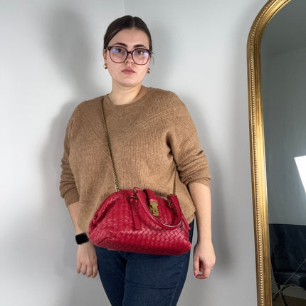 Sac Bottega Veneta Vintage Rouge