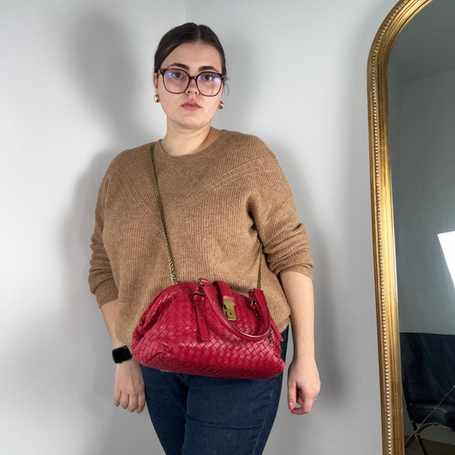 Sac Bottega Veneta Vintage Rouge