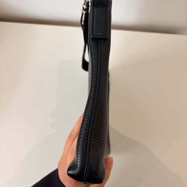 Pochette en cuir Gucci noir