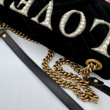 Sac Gucci Grand Marmont Velours Loved