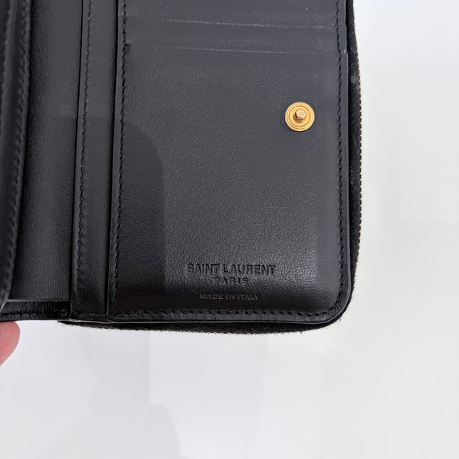 Portefeuille Saint Laurent Noir