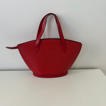 Sac Louis Vuitton Saint Jacques PM Cuir Épi Rouge