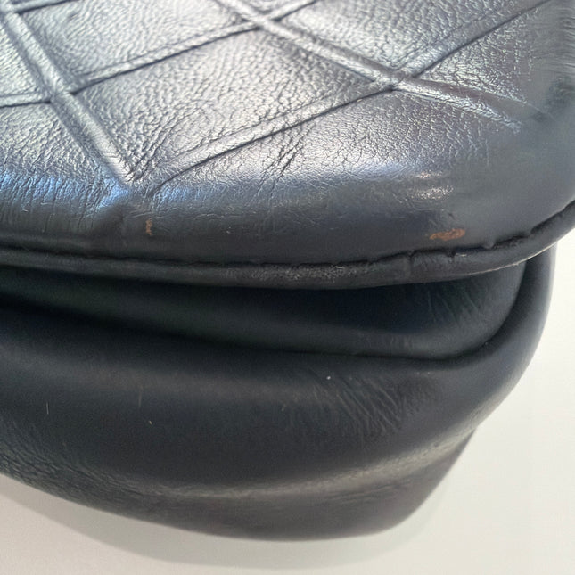 Sac Chanel single flap gris