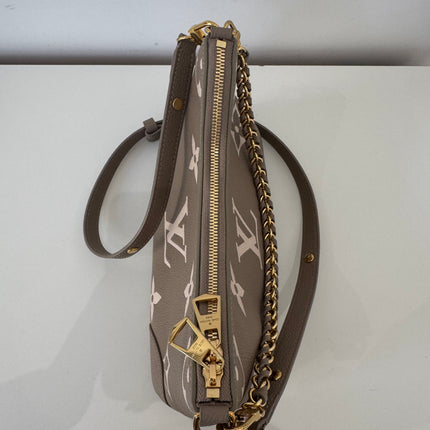Sac Louis Vuitton Boulogne PM Cuir Empreinte Bicolore