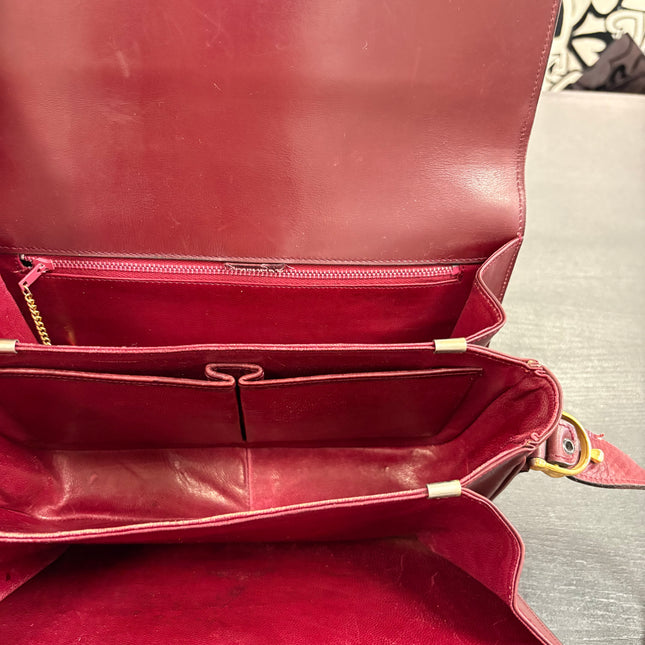 Sac Céline Vintage Rouge foncé