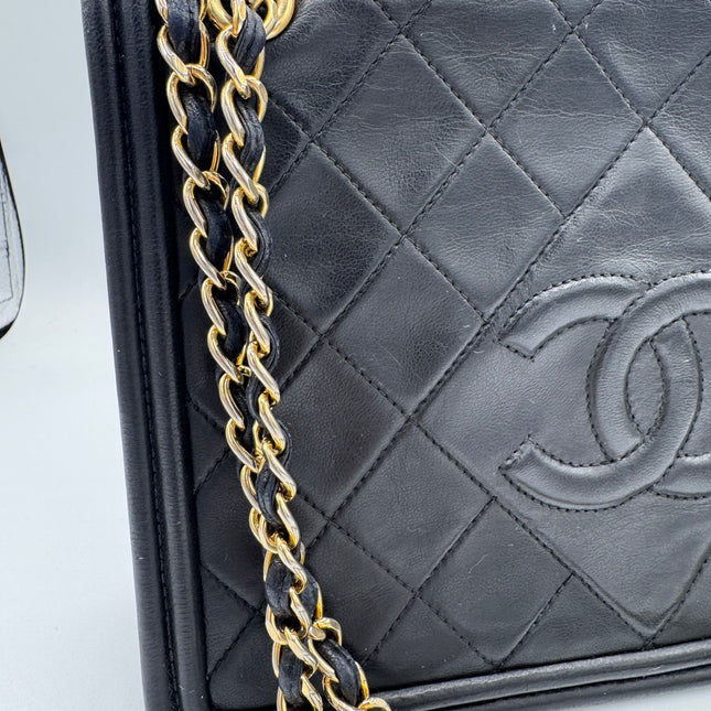 Sac Chanel Single flap Vintage Noir