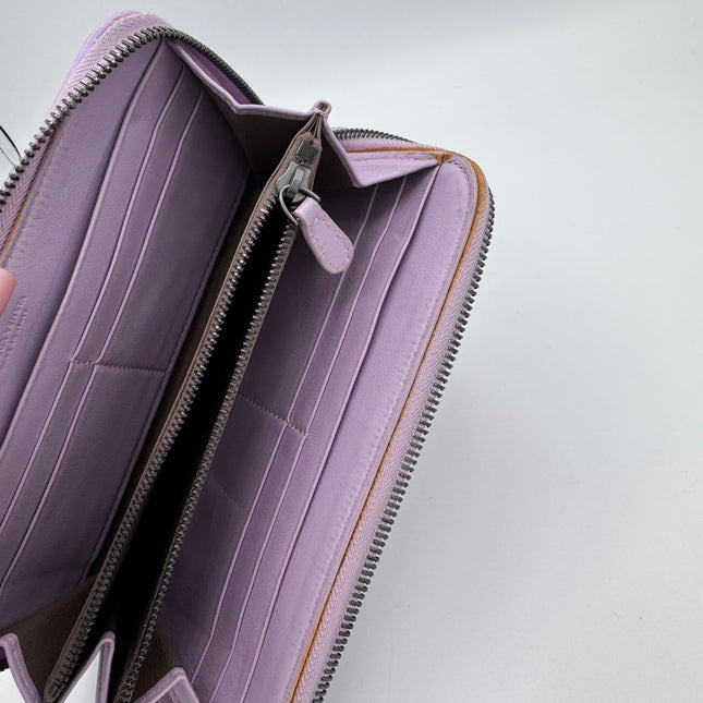 Portefeuille Bottega Veneta lilas