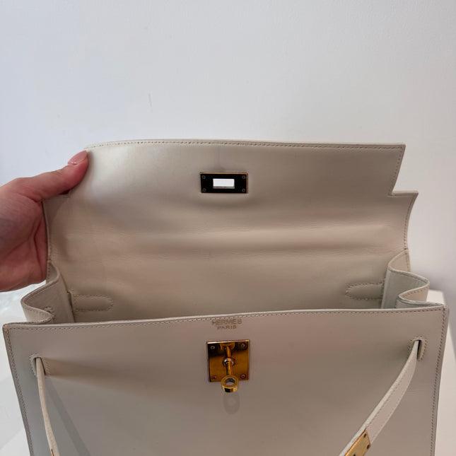 Sac Hermès Kelly 32 Blanc craie