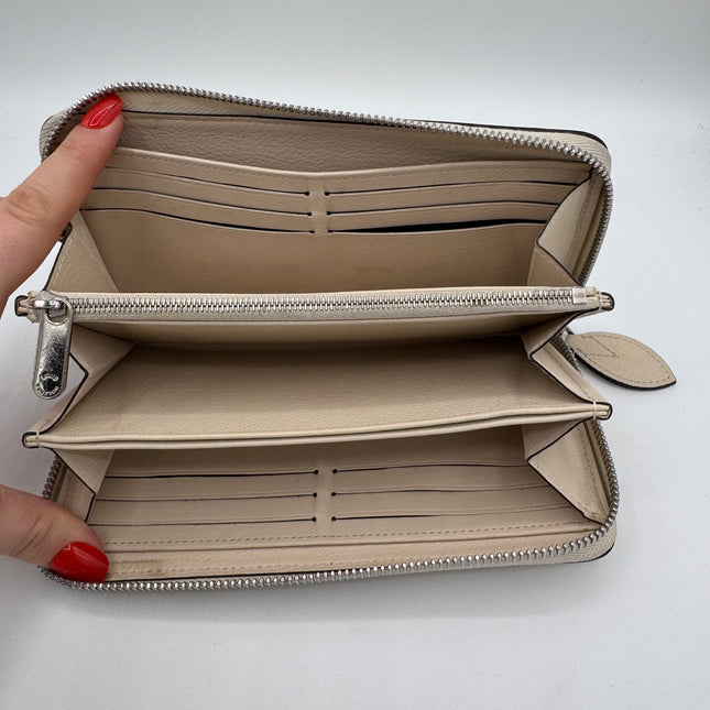 Portefeuille Louis Vuitton Zippy cuir mahina