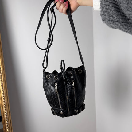 Sac Saint Laurent Rider Python