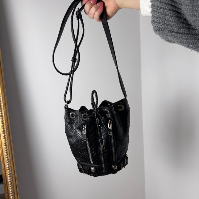 Sac Saint Laurent Rider Python