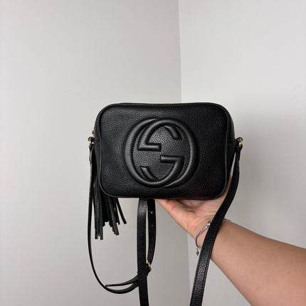 Sac Gucci Caméra Soho GM Cuir Noir