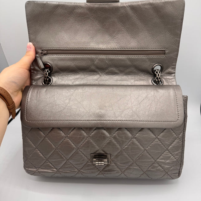 Sac 2.55 Chanel Grand Argent