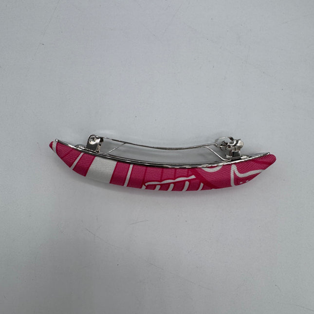 Barrette Hermès en soie