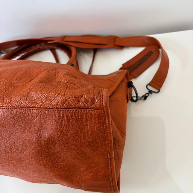 Sac Balenciaga city cognac