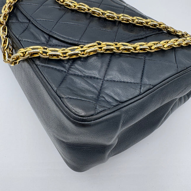 Sac Chanel Vintage Timeless Marine