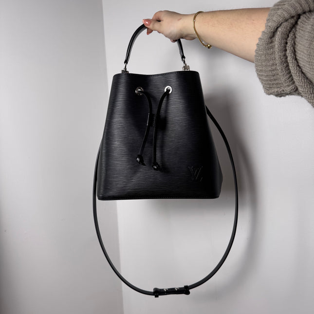 Sac Louis Vuitton Neo Noé Cuir Épi Noir