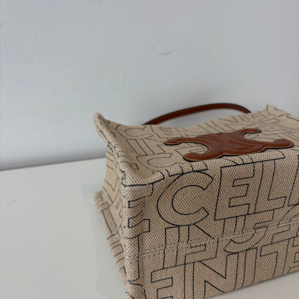 Sac Celine Cabas Thais beige