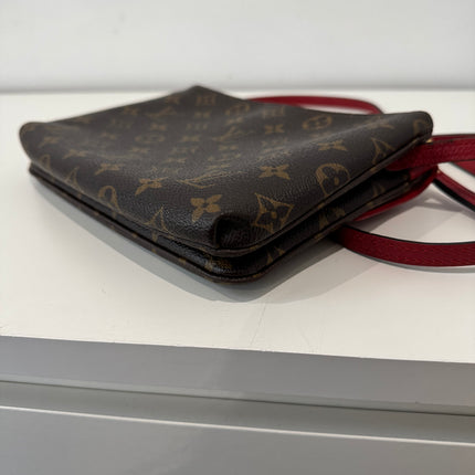 Sac Louis Vuitton bandoulière Twice Monogram & Rouge