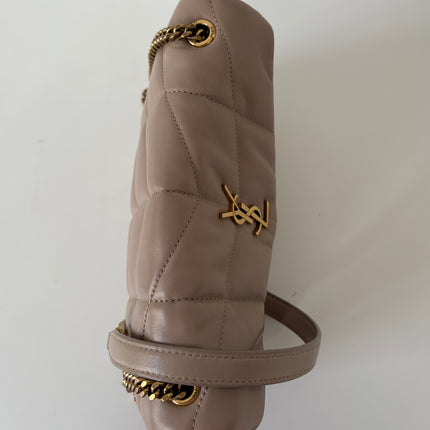 Sac Saint Laurent Loulou Puffer Toy Beige