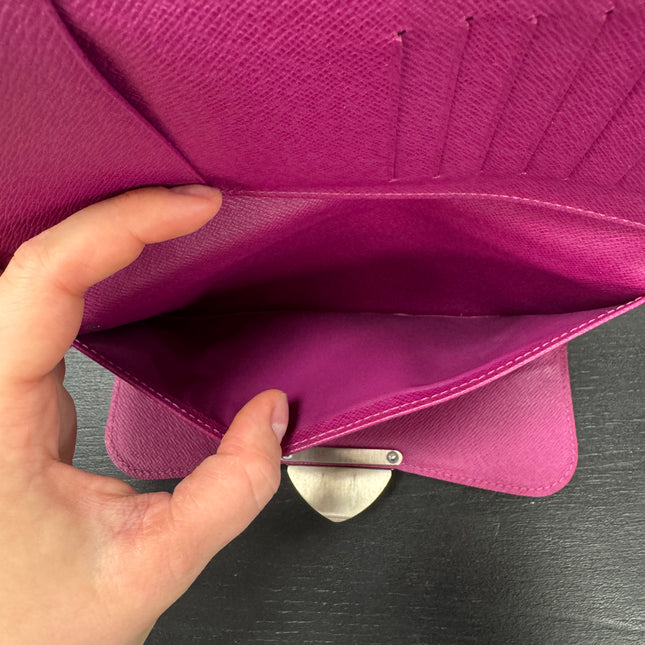 Portefeuille Eugenie Louis Vuitton Épi Cassis