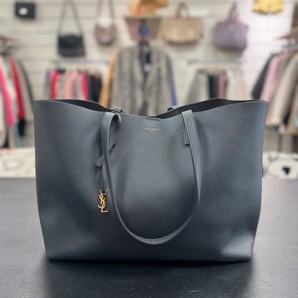 Sac Shopping Saint Laurent Gris