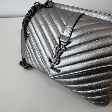 Sac Saint Laurent Collège argent