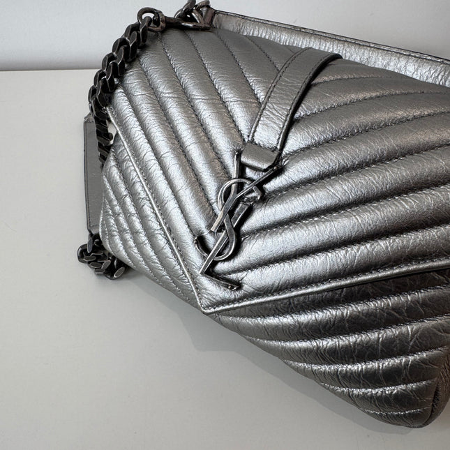 Sac Saint Laurent Collège argent
