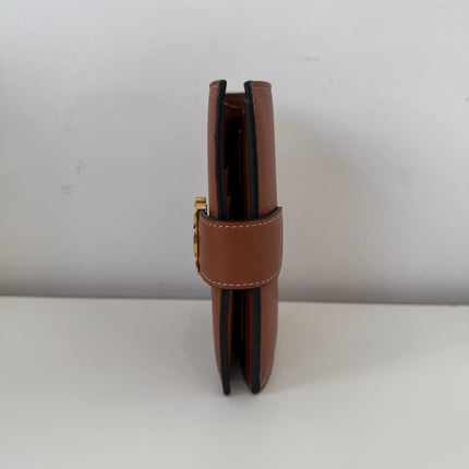 Portefeuille Celine Triomphe Moyen Tan