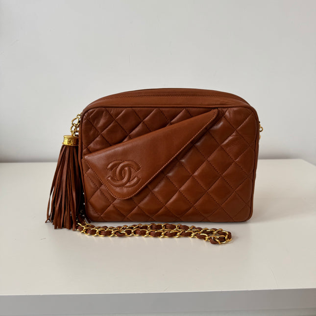 Sac Chanel Caméra caramel