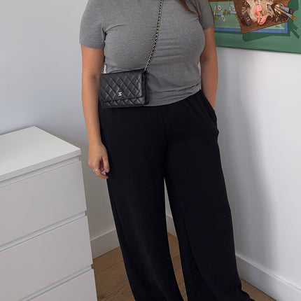 Sac Chanel Wallet on Chain classique Noir Cuir d’agneau