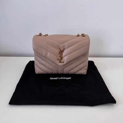 Sac Saint Laurent Loulou Small Beige