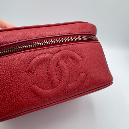 Vanity Chanel Rouge Cuir Caviar