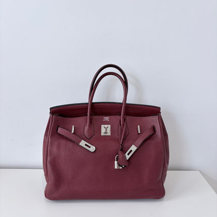 Sac Hermès Birkin 35 rouge H