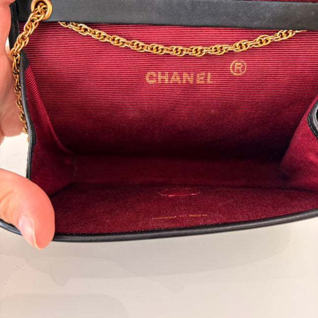 Petit Sac Chanel matelassé noir