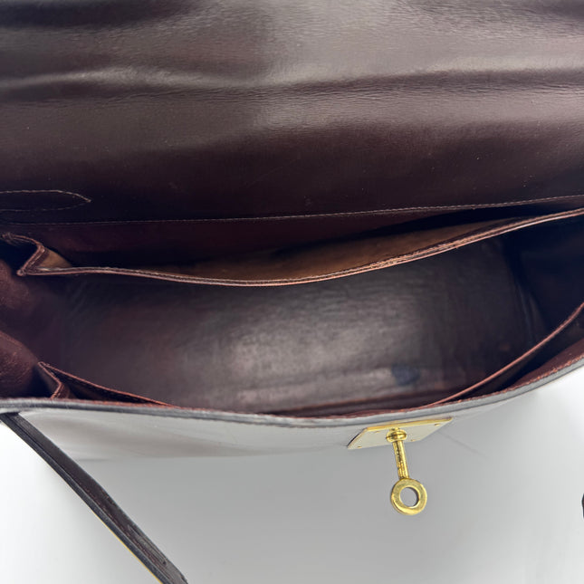 Sac Kelly 32 Hermès Chocolat