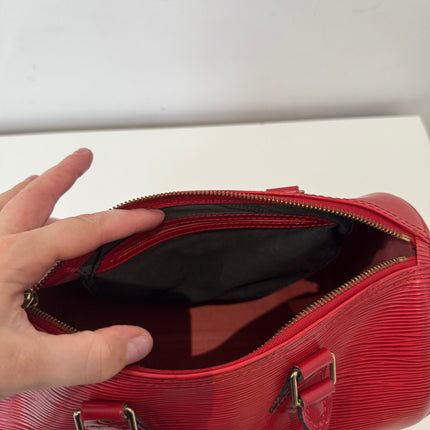 Sac Louis Vuitton Speedy 25 Épi Rouge