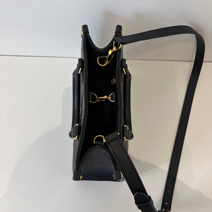 Sac Louis Vuitton On The go PM empreinte Noir