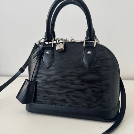 Sac Louis Vuitton BB Alma Cuir Épi Noir